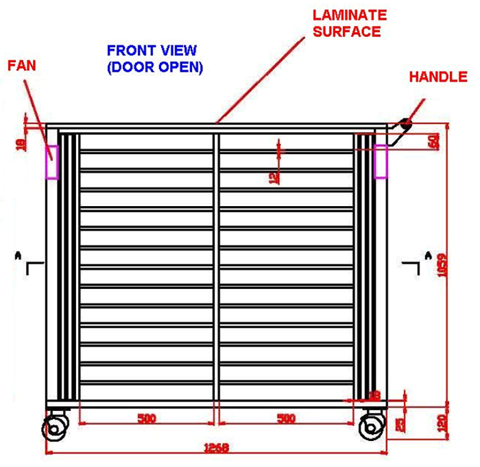 JF-2511_Laptop-Cabinet-FrontView_DoorOpen