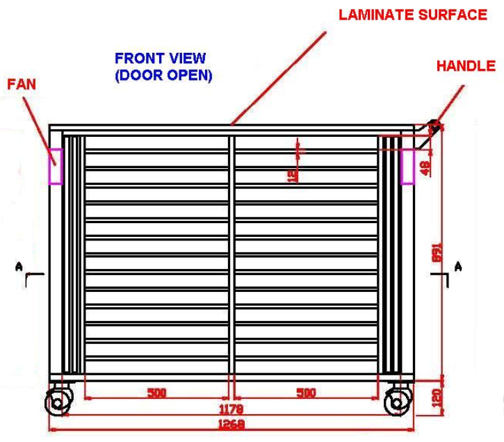 JF-2589_Laptop-Cabinet-FrontView_DoorOpen