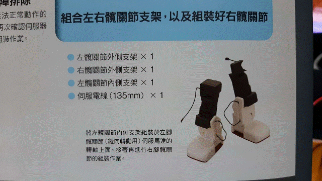 週刊「洛比」Robi 50 本期內容(零件：左右髖關節).gif
