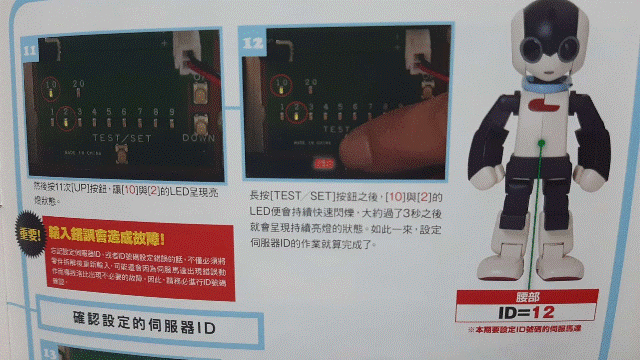 週刊「洛比」Robi 58 本期內容(零件：伺服馬達ID：12確認寫入).gif